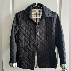 Burberry Brit Quilted Jacket. Black. Size S. Excellent pristine condition.